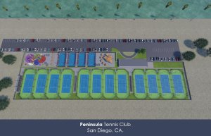 Image of Proposed Peninsula Tennis Club facility enhancements