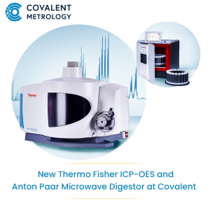 ICP-OES and Microwave Digestor Installed at Covalent Metrology