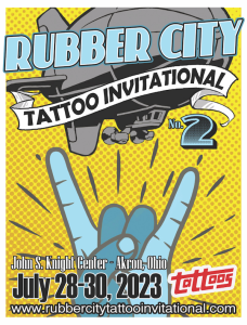 2023 Rubber City Tattoo Invitational Poster