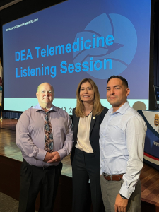 Dan Golden, Anne Milgram, Pierre Montalvo - East Coast Telepsychiatry - DEA Telemedicine Listening Session