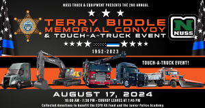 2nd Annual Terry Biddle Memorial Convoy and Touch-a-Truck Event