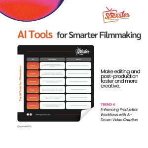 Trend 4: AI Tools for Smarter Filmmaking