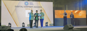 Founder Dennis Yap of AI Seer receiving the ASEAN Digital Awards Gold