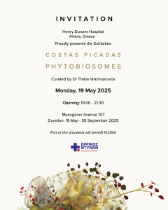 Invitation: Costas Picadas — Phytobiosomes at Henry Dunant Hospital in Athens, Greece.