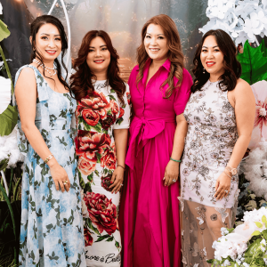 Vivian Nguyen, Queenie Nguyen, Gala Co-Chair Loanne Tran, Gala Co-Chair Yenlinh Luong. Photo by Hung L. Truong Photography