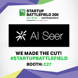AI Seer at Booth C27 of TechCrunch Disrupt