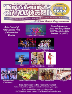 Treasures of the World (Dance Concert Flyer)