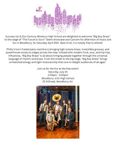 Success 1st Welcomes Big Boy Brass Band to Woodbury