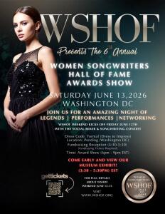 WSHOF 2026 Award Show Flyer