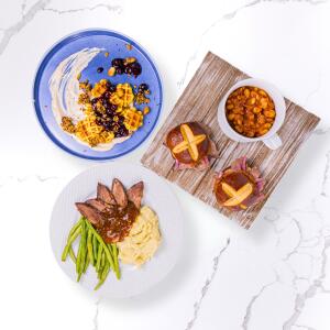 3 meals per day with Seattle Sutton's Healthy Eating