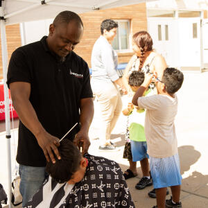 Immortal Barbershop provide free haircuts