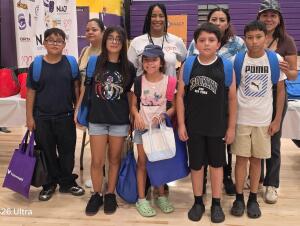Astrid Fidelia with community children
