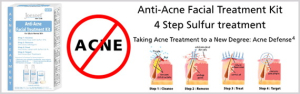 ANTI-ACNE Facial Treatment Kit 4 Step 4 Pieces