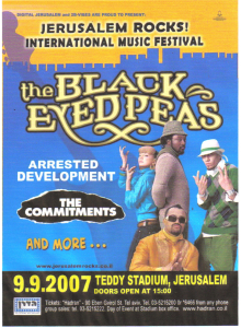 Black Eyed Peas & Arrested Development Perform Jerusalem Rocks! 9/9/07