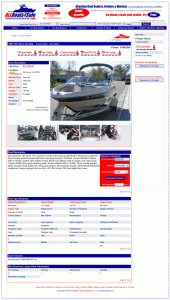 ALLBoats4Sale.com Boat Listing Screen Shot