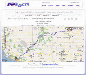 ShipGooder.com Map View