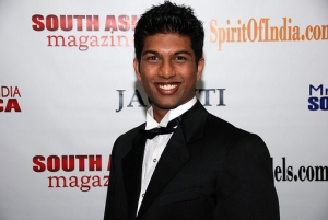 Pubern Padayachee Mr India South Africa at the red carpet before competing at Mr. South Asia