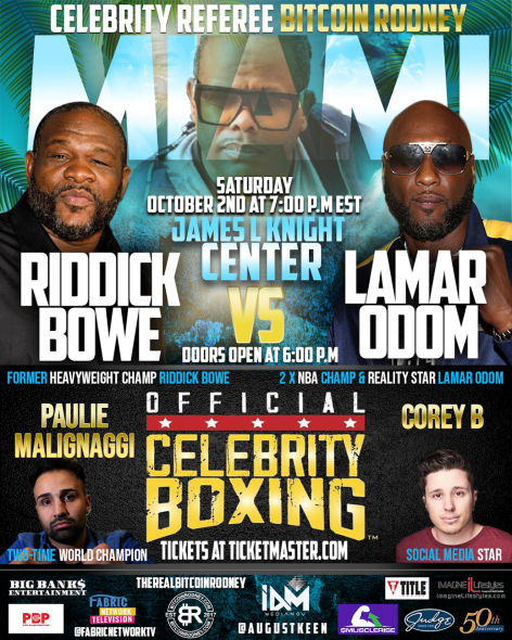 Celebrity Boxing to Hit Miami Aug. 11 for Press Conference of Recent ...