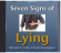 Seven Signs of Lying - CD