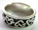 Heart lover jewelry distributor wholesale Irish Celtic ring with heart knot loop work