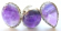 wholesale silver rings with amethyst purple stone semi precious