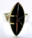 Wholesale jewelry trendy design black onyx ring