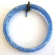 handmade jewelry wholesale, multi mini blue beaded string forming fashion bracelet bangle
