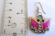 Fashion summer jewelry wholesale Fashion fish hook earring with enamel assorted sparkle color butter