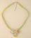 Fashion necklace supplier wholesale Fashion multi color necklace with triple circle pendant design a