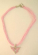 Custom fashion jewelry wholesaler Multi strings fashion necklace design with ice pink cz flying butt