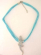 Discount fashion jewelry importer supply Multi strings fashion necklace with gecko and blue cz embed