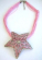 Cat's eyes fashion jewelry wholesale Multi strings fashion necklace with star shape and long pinky c