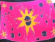 Printed Celestial sarong wholesale-black edge pinkish sarong with multi celestial bodies