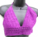 Online lady's summer wear wholesaler wholesale crocheted bra top handmade swimsuit