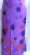 Wholesale sexy skirt-purple rayon long skirt with fansy flower decor