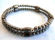 Wholesale hematite jewelry, hematite bracelet with multi magnetic hematite beads inlaid