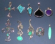 Online supplier wholesale gemstone jewelry, gemstone pendants, genuine turquoise or onyx semi-precio