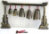 Metal Fengshui ring bell stand