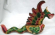 Mystic creature fashion home decor - color painted wooden flying dragon