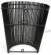 Fine art supply online - busket pattern design fashion iron lampshade