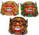 Home decor item oriental - assorted color dragon head wooden mask