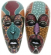 Country decor 2004 - assorted color and pattern design long face mask