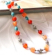 Turquoise beaded jewelry supplier wholesale bali beads necklace with assorted stone