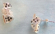 Wholesale crystal earring, swirl shape sterling silver stud earring with multi mini cz