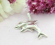 Body catalog jewelry mail order sterling silver pendant with double swimming dolphin