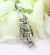 Jewelry gift shopping online sterling silver pendant with moveable santa clauz