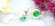 Discount earring online shopping green cz with round shape design with sterling silver earring