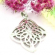Discount pendant catalog sterling silver pendant cut-out celtic knot formed in 4 leafs flower patter
