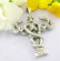 Shopping hip hop pendant store skull with dragon around forming in cross shape design with 925 sterl