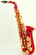 Brand New Jollysun Branded Red Alto Saxophone With Case.